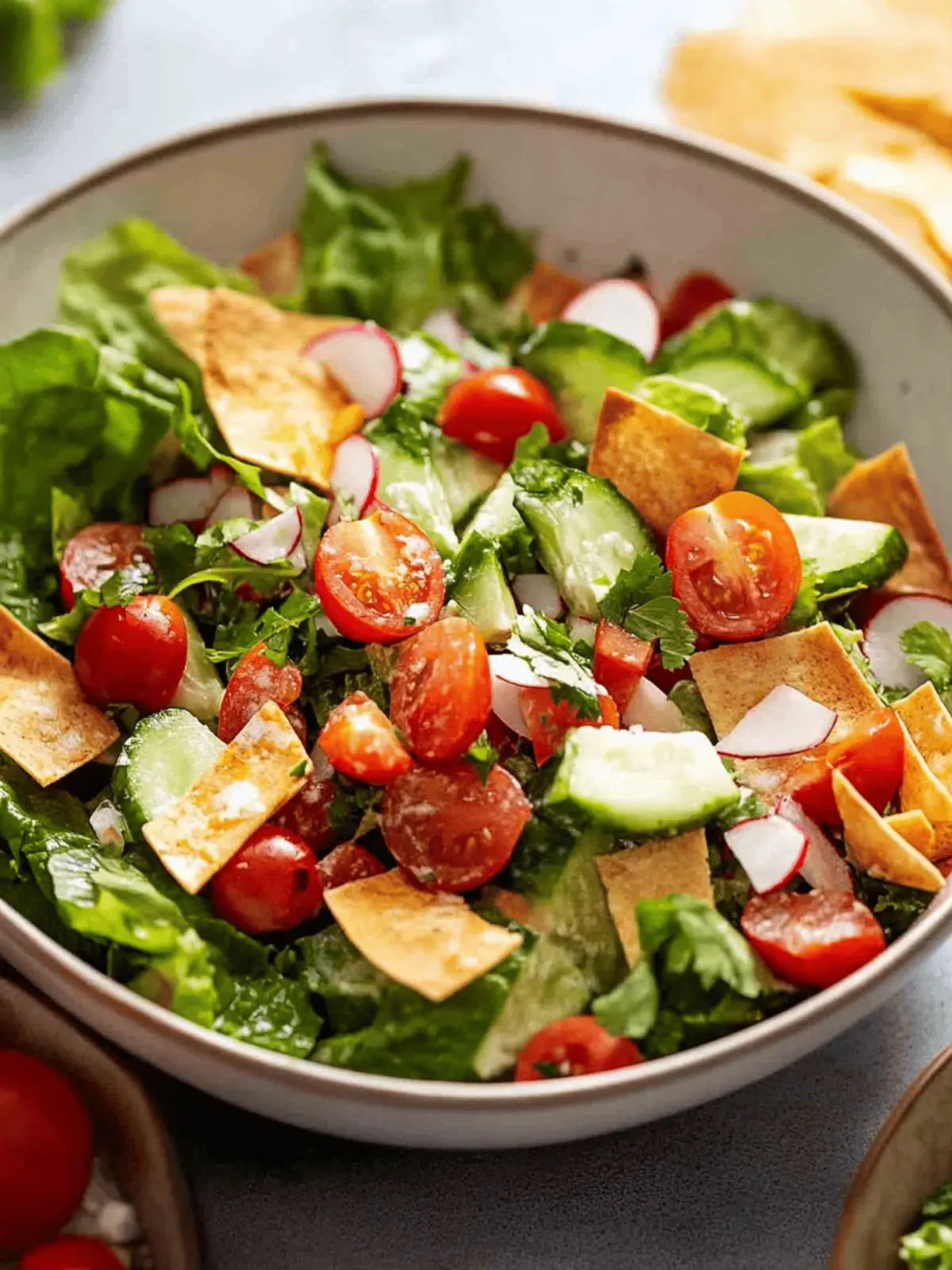 Lebanese Fattoush Salad
