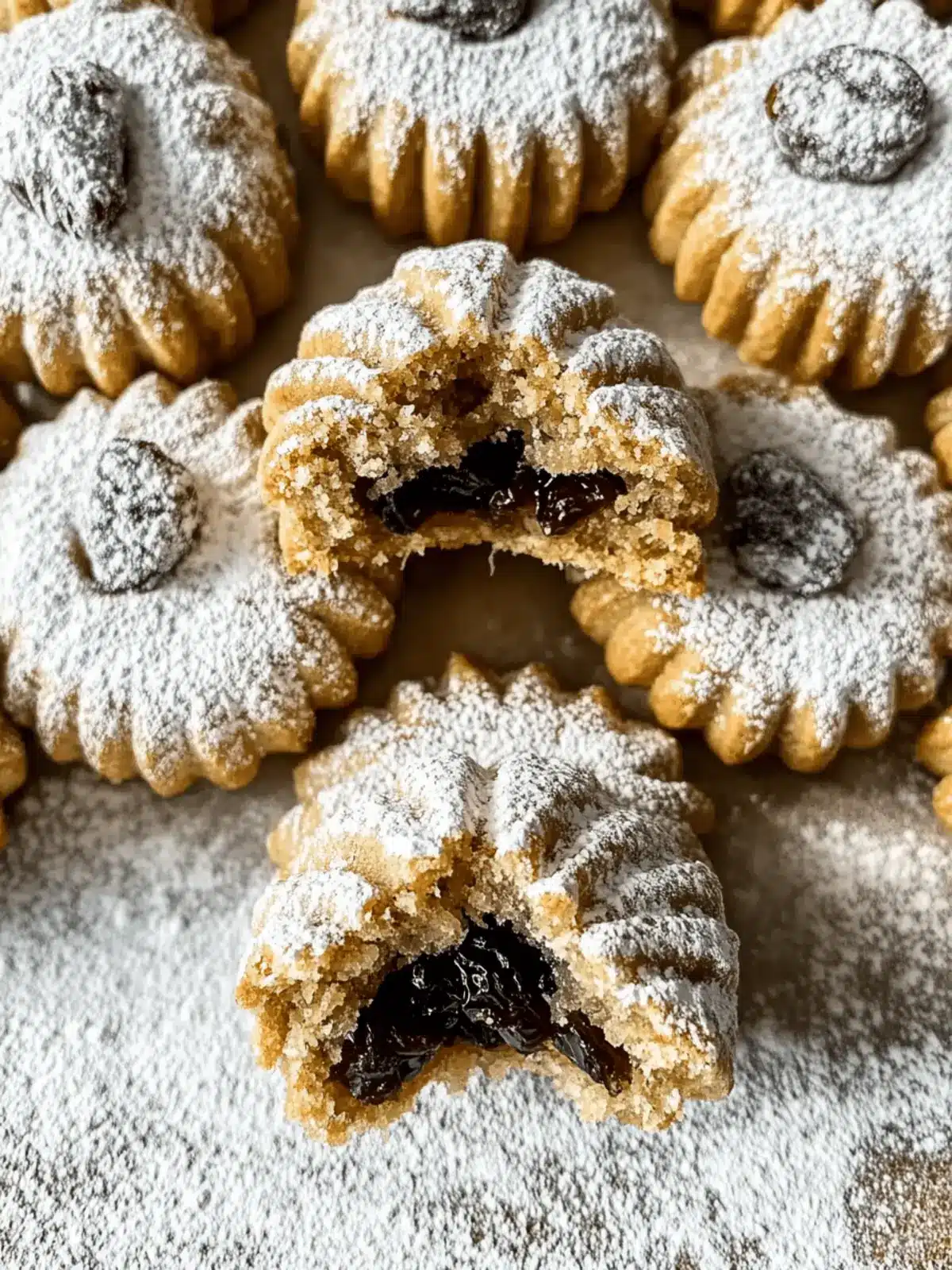 Maamoul (Date Filled Cookies)