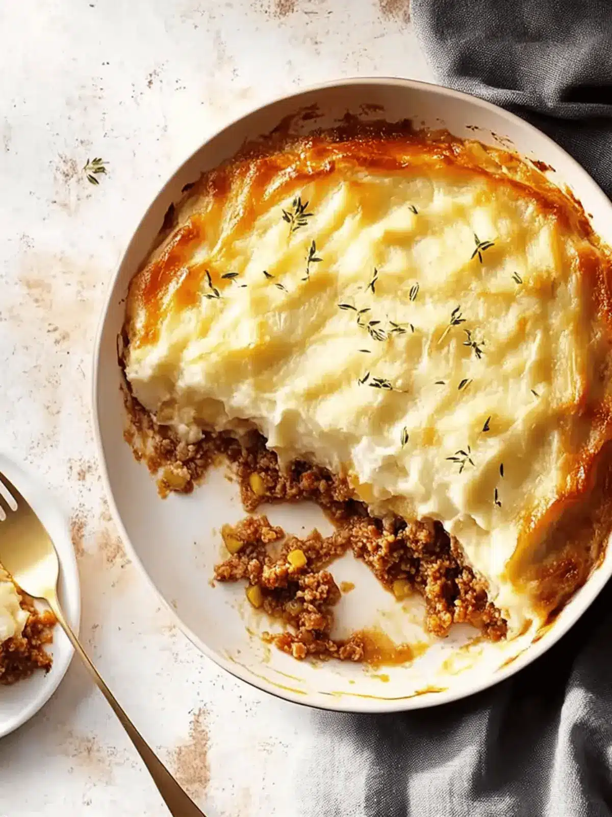 Cheddar-Topped Shepherd's Pie