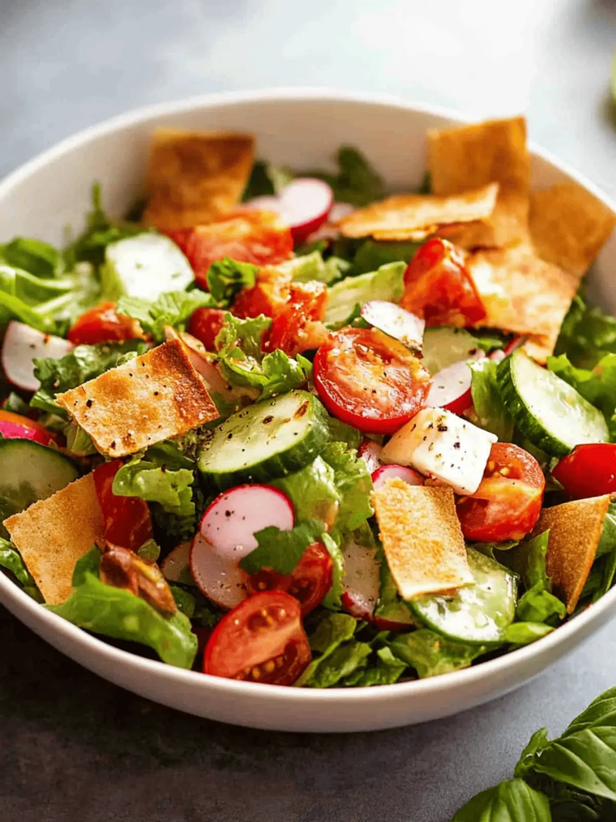 Lebanese Fattoush Salad