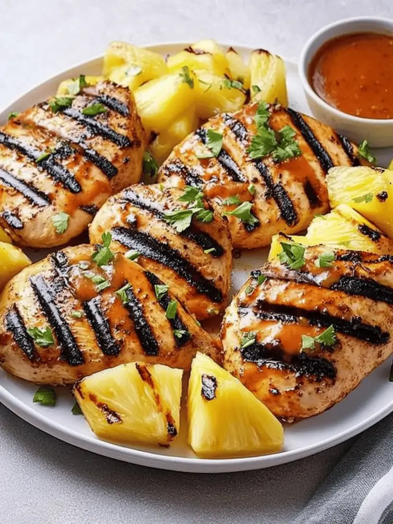 Tangy Grilled Pineapple Chicken