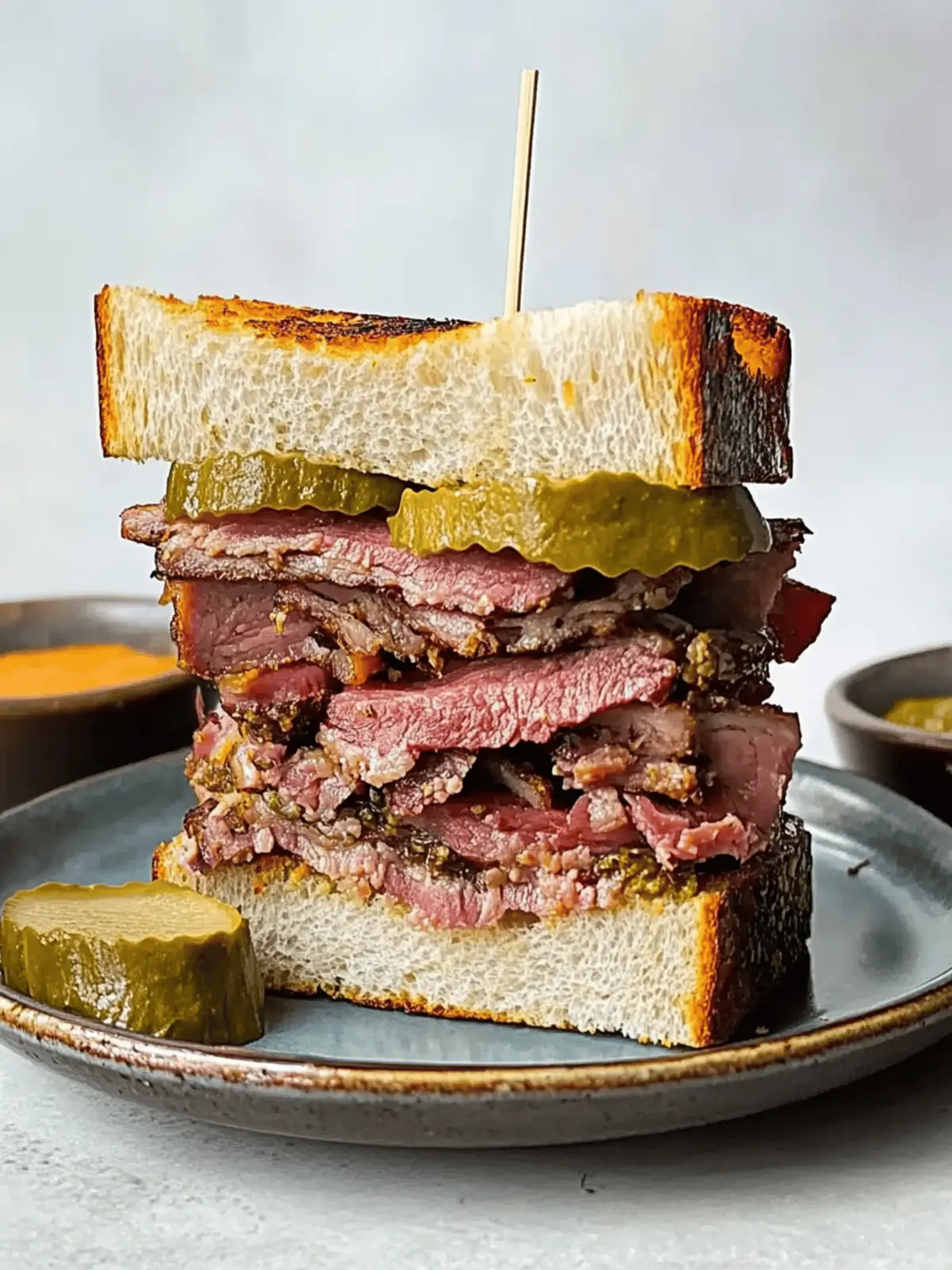 Montreal Smoked Meat Sandwich