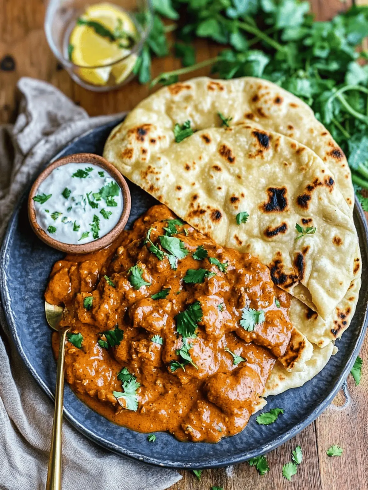 Butter Chicken with Naan