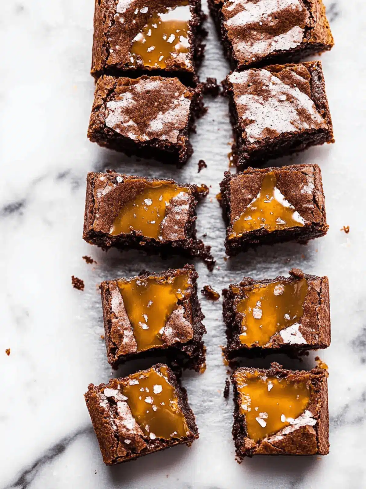Fudgy Salted Caramel Chocolate Brownies
