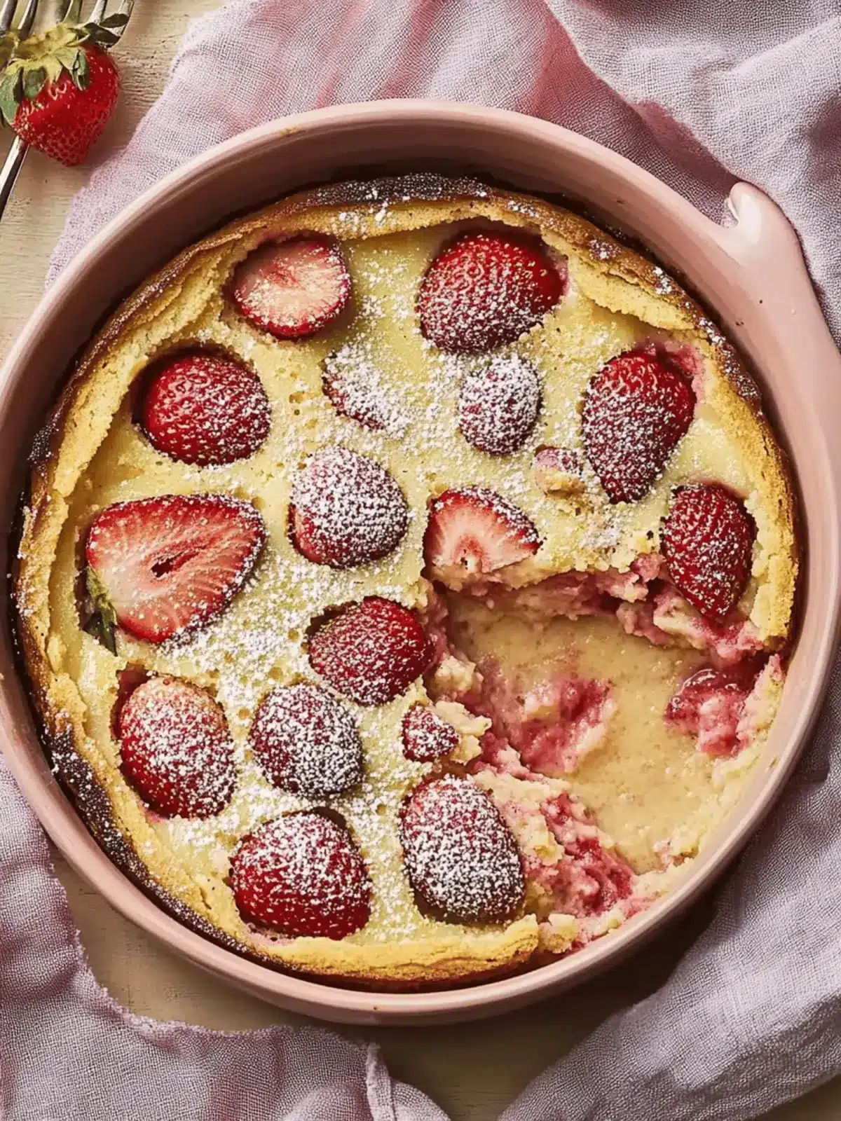 Strawberry Clafoutis