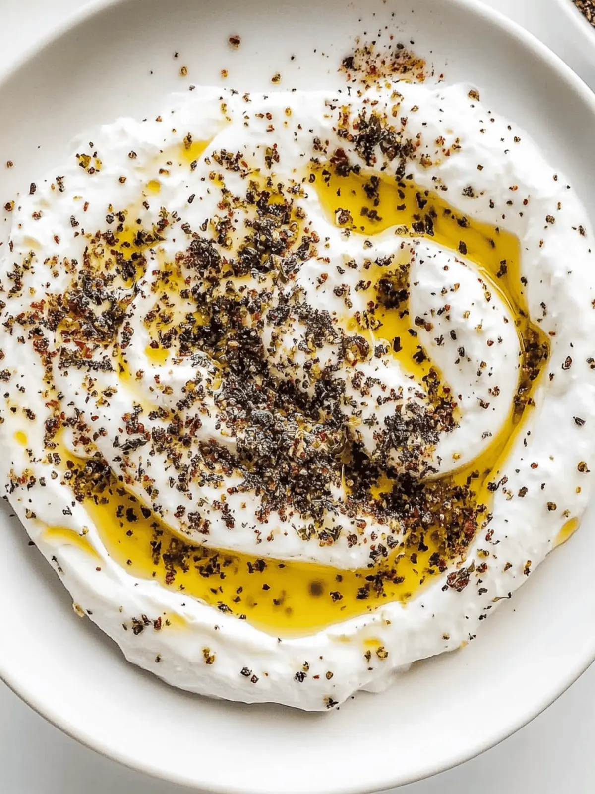 Labneh with Olive Oil and Za’atar