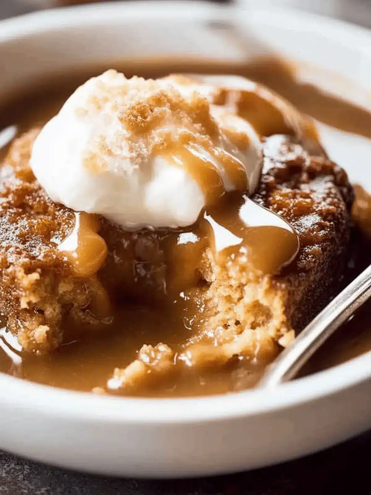 Self Saucing Butterscotch Pudding