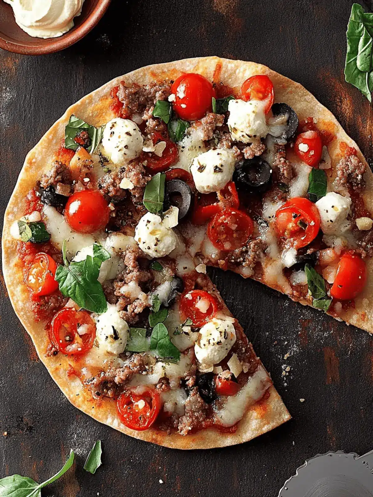 Mini Mediterranean Pizza