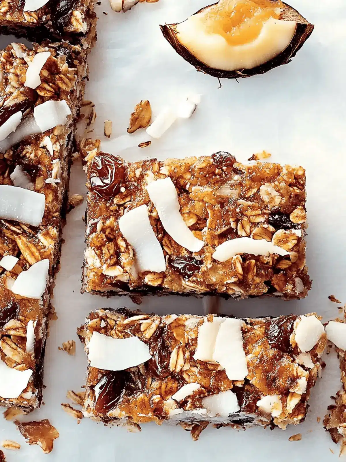 Coconut-Date Power Breakfast Bars