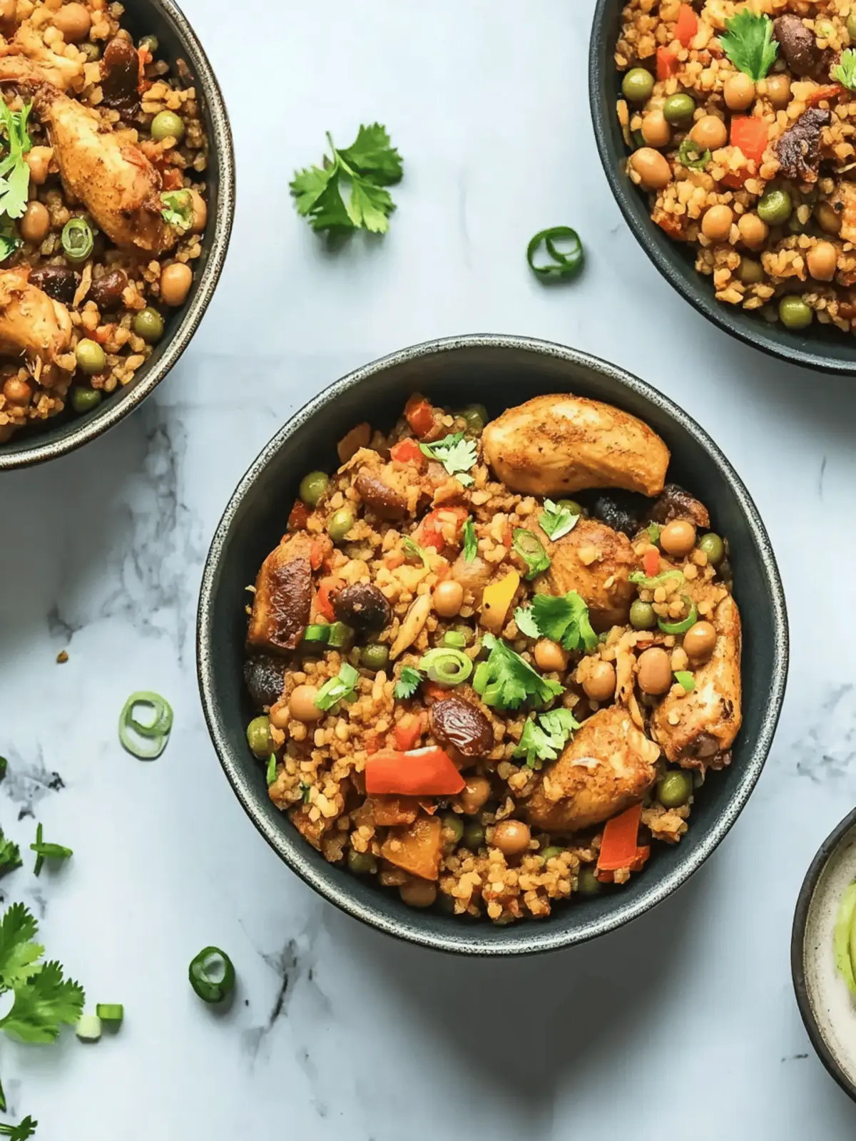 Trinidad Pelau Chicken and Pigeon Peas