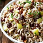 Rice Pilaf with Cranberries and Pecans