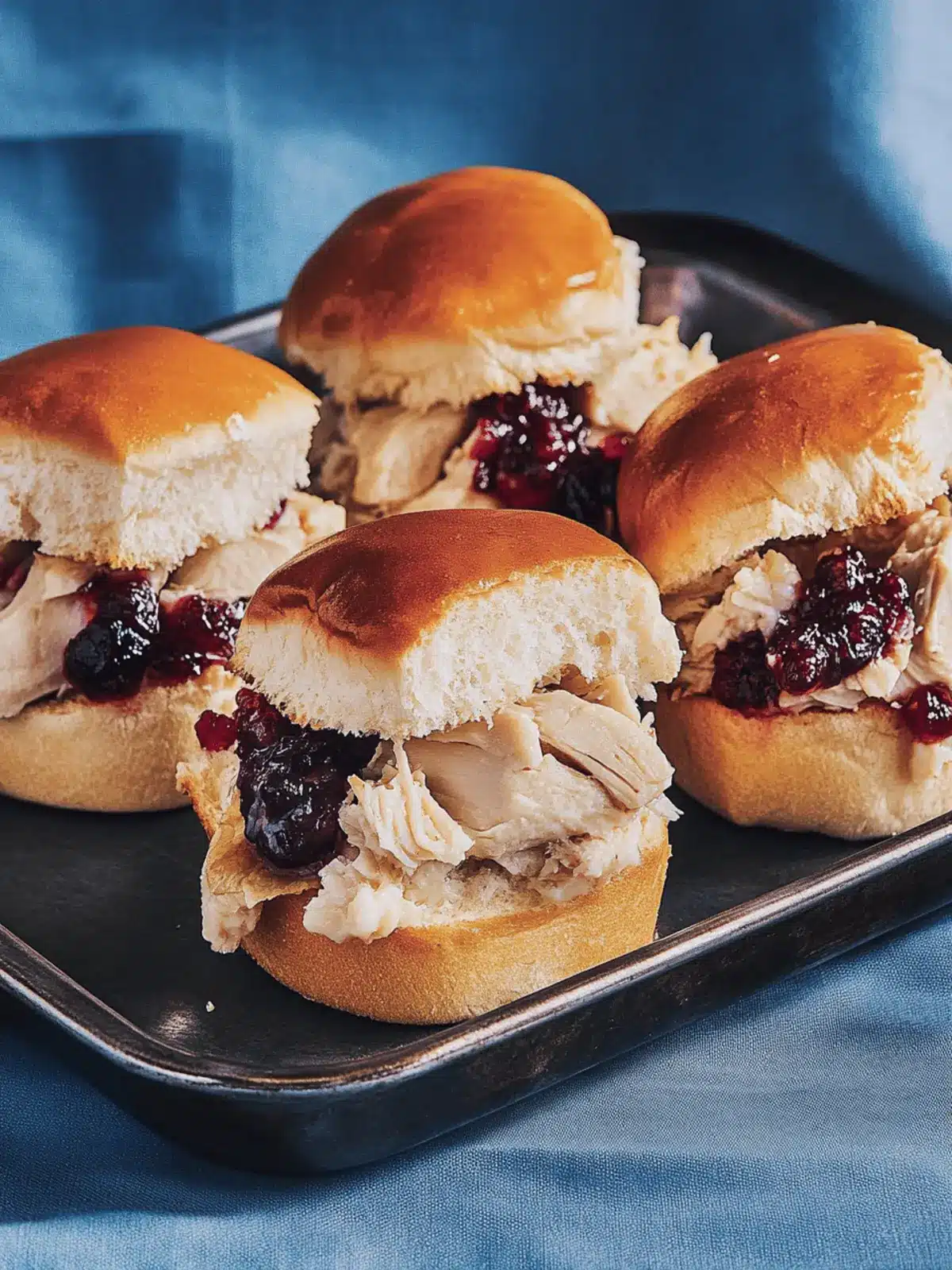 Turkey Cranberry Sliders