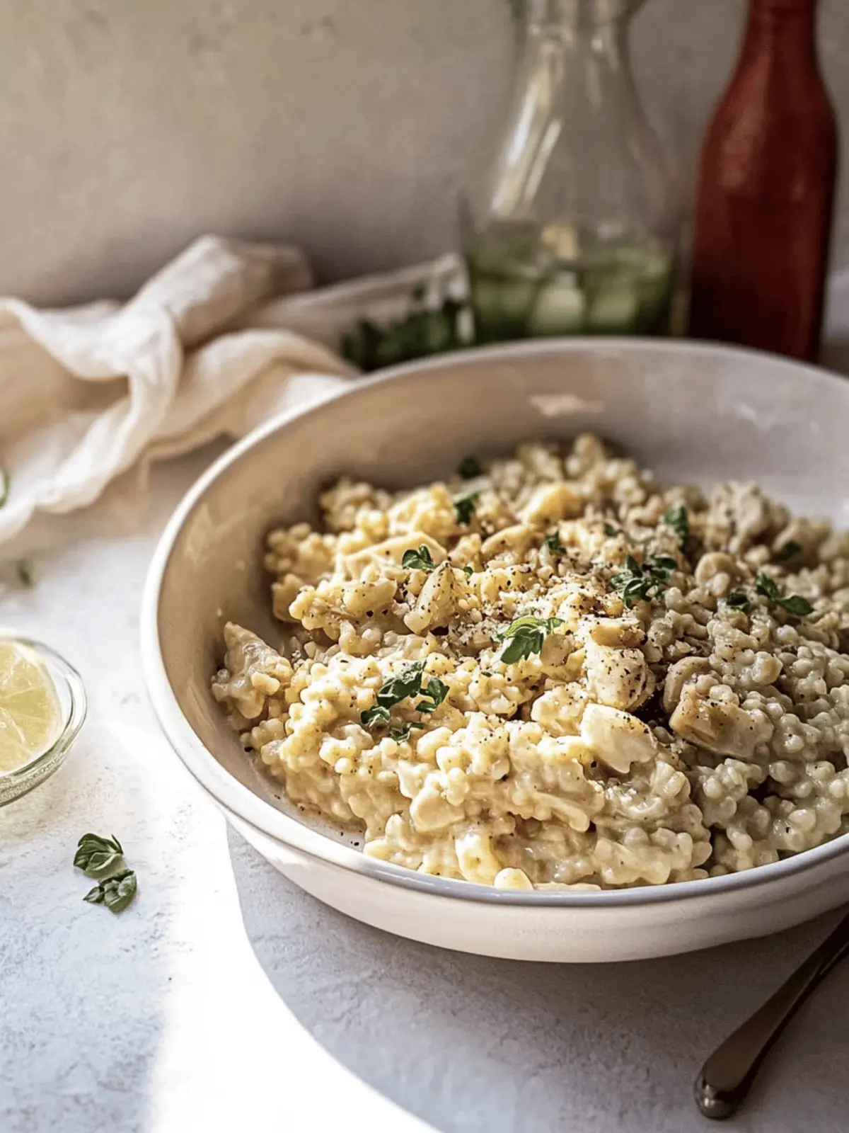 Creamy Gorgonzola Risotto with Mushrooms for Cozy Nights 2 Gorgonzola Risotto with Mushrooms
