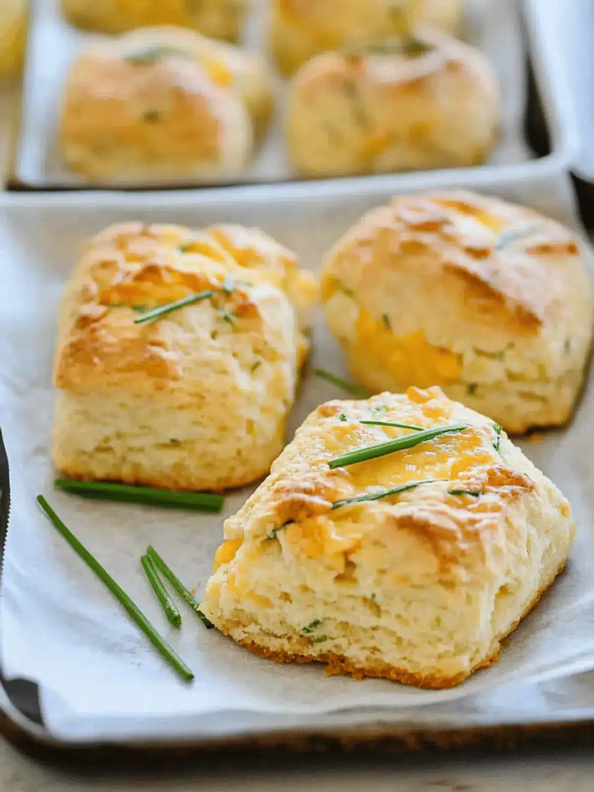 Cheddar and Chive Savory Scones