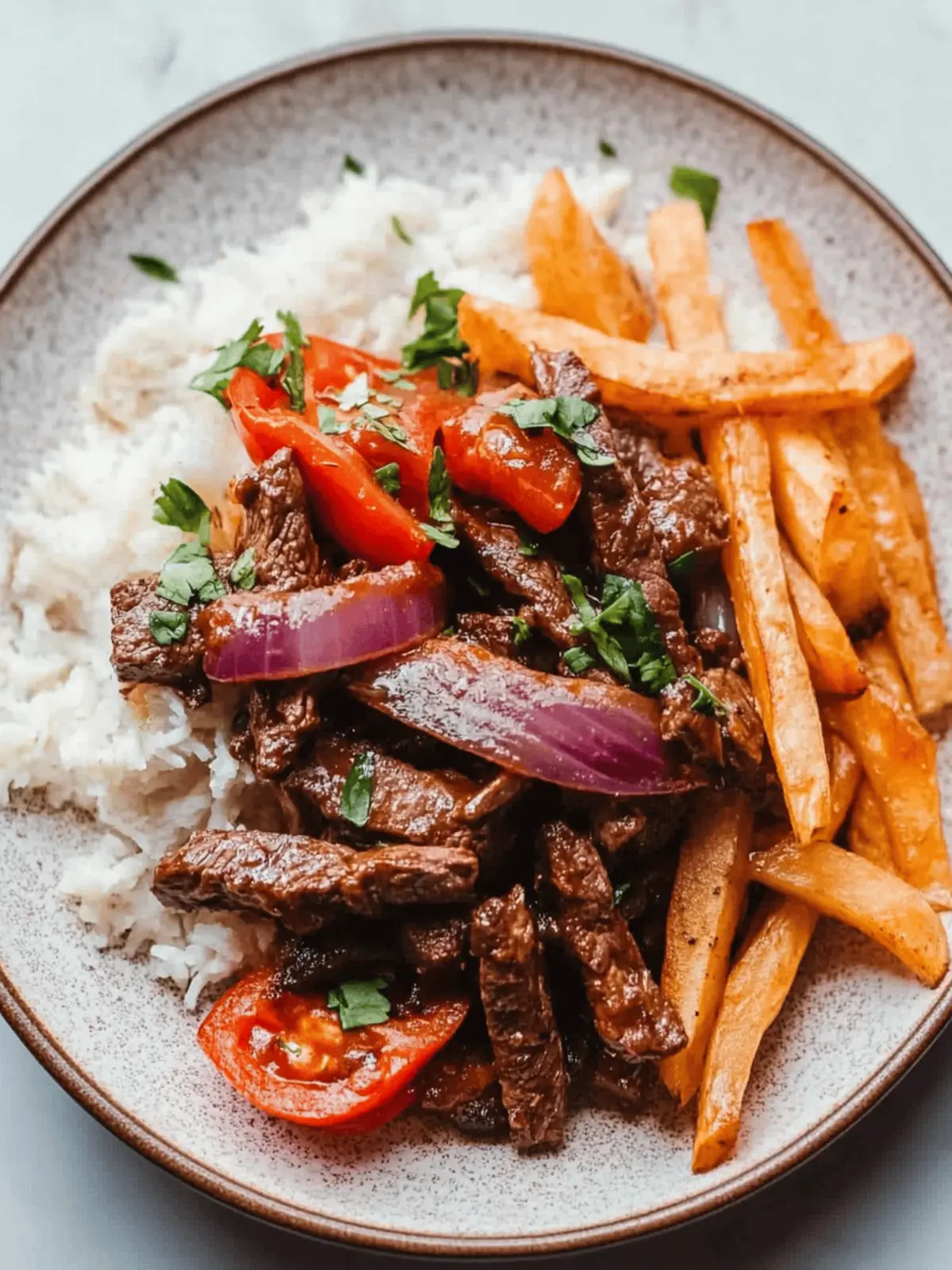 Lomo Saltado (Peruvian Beef Stir Fry)