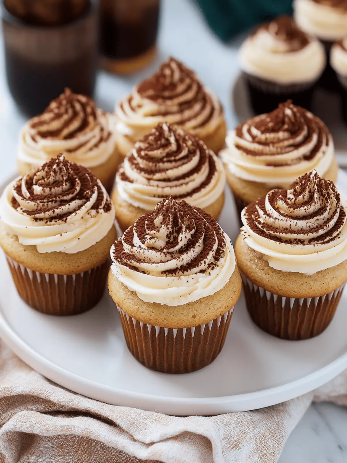 Indulge in Tiramisu Cupcakes for a Sweet Caffeine Fix 2 Tiramisu Cupcakes