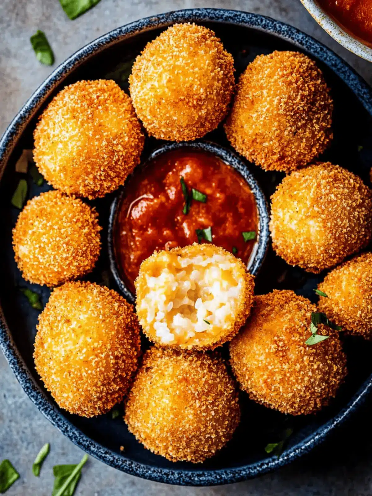 Arancini (Cheesy Italian Rice Balls)