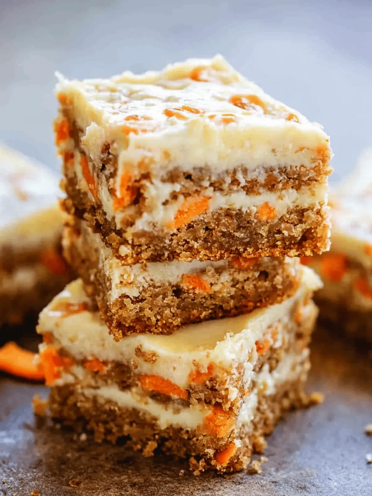 Cream Cheese Carrot Cake Bars