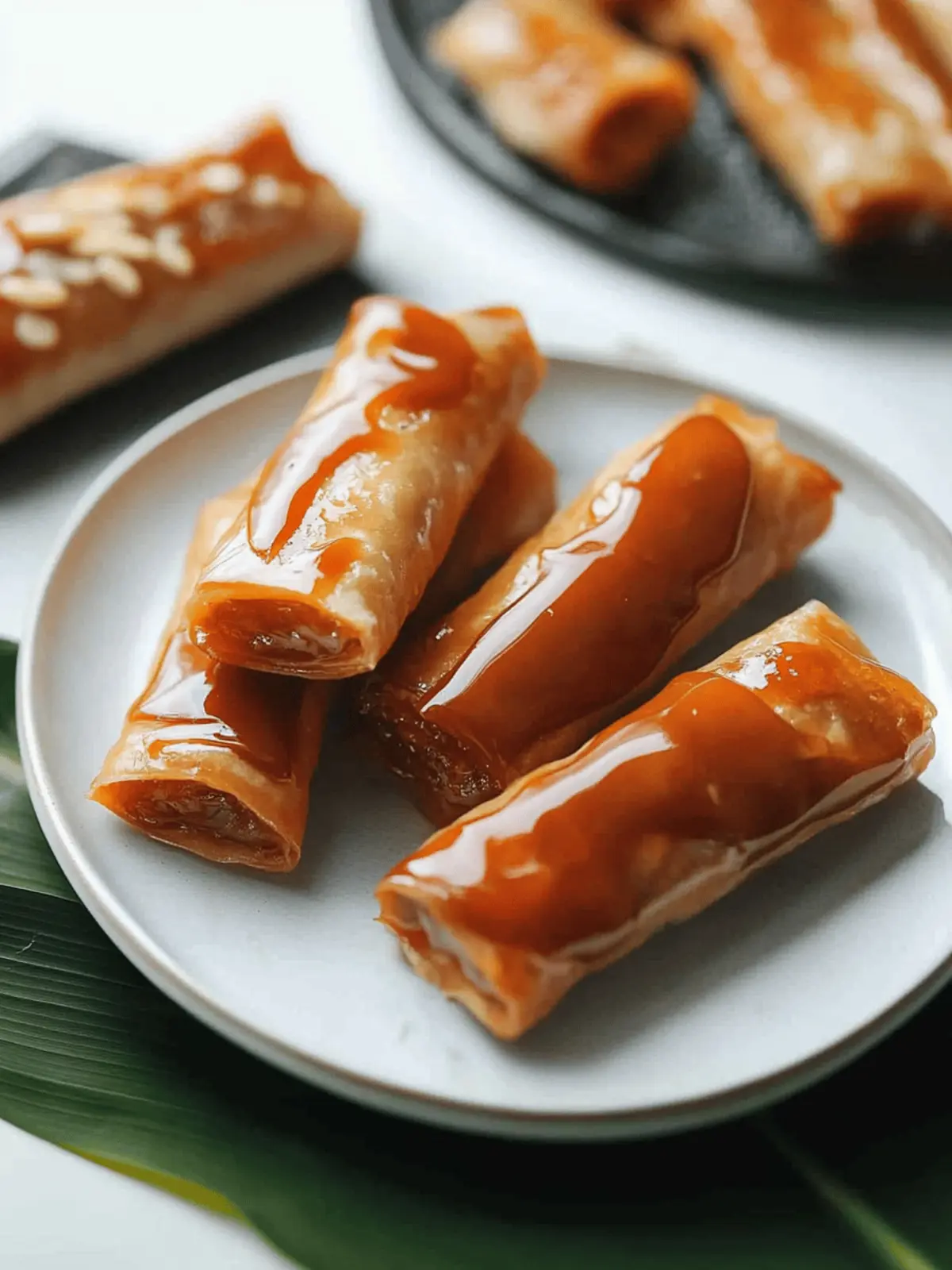 Turon Recipe (Filipino Banana Lumpia w/ Caramel)