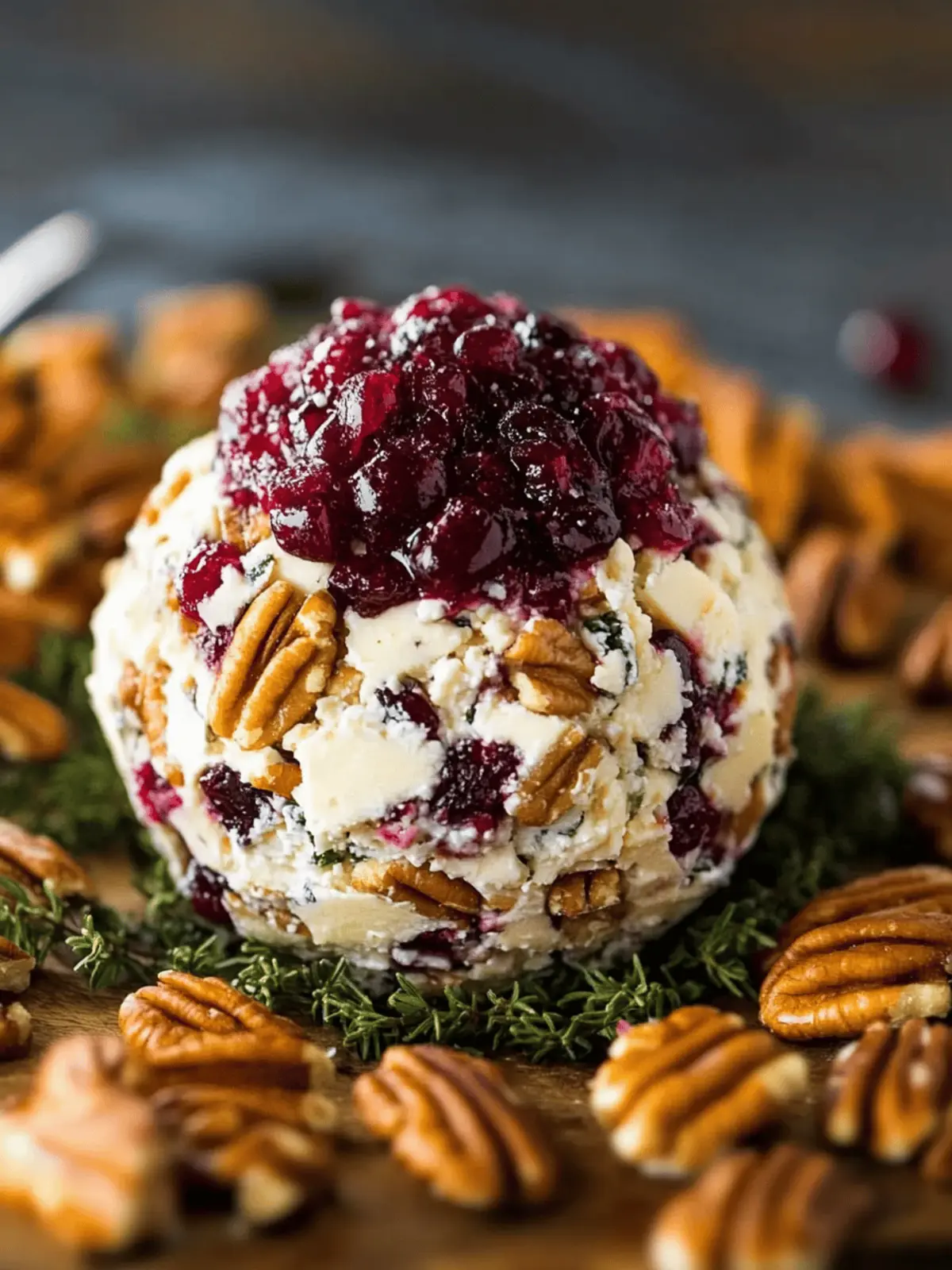 Cranberry Pecan Cheese Ball