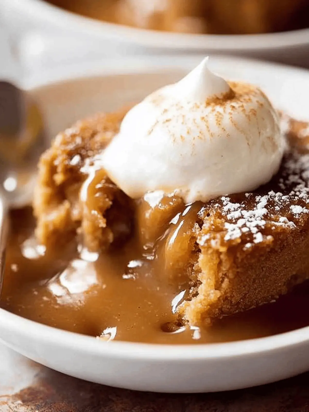 Self Saucing Butterscotch Pudding