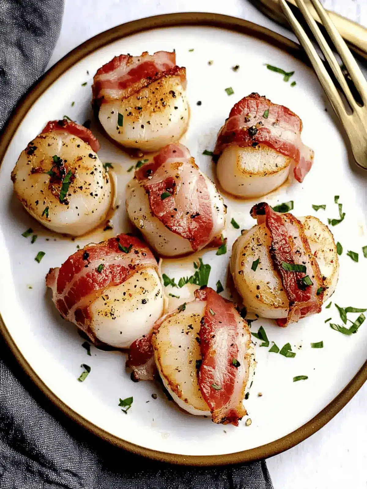 Bacon Wrapped Scallops: The Perfect Bite-Sized Delight 2 Bacon Wrapped Scallops