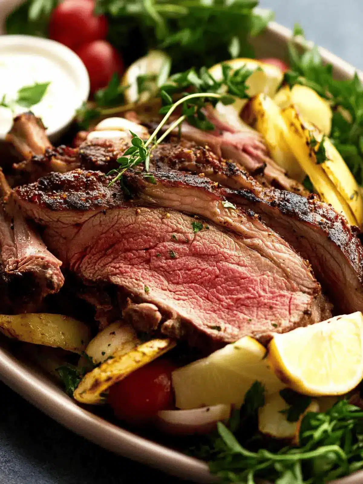 Greek Butterflied Lamb Leg
