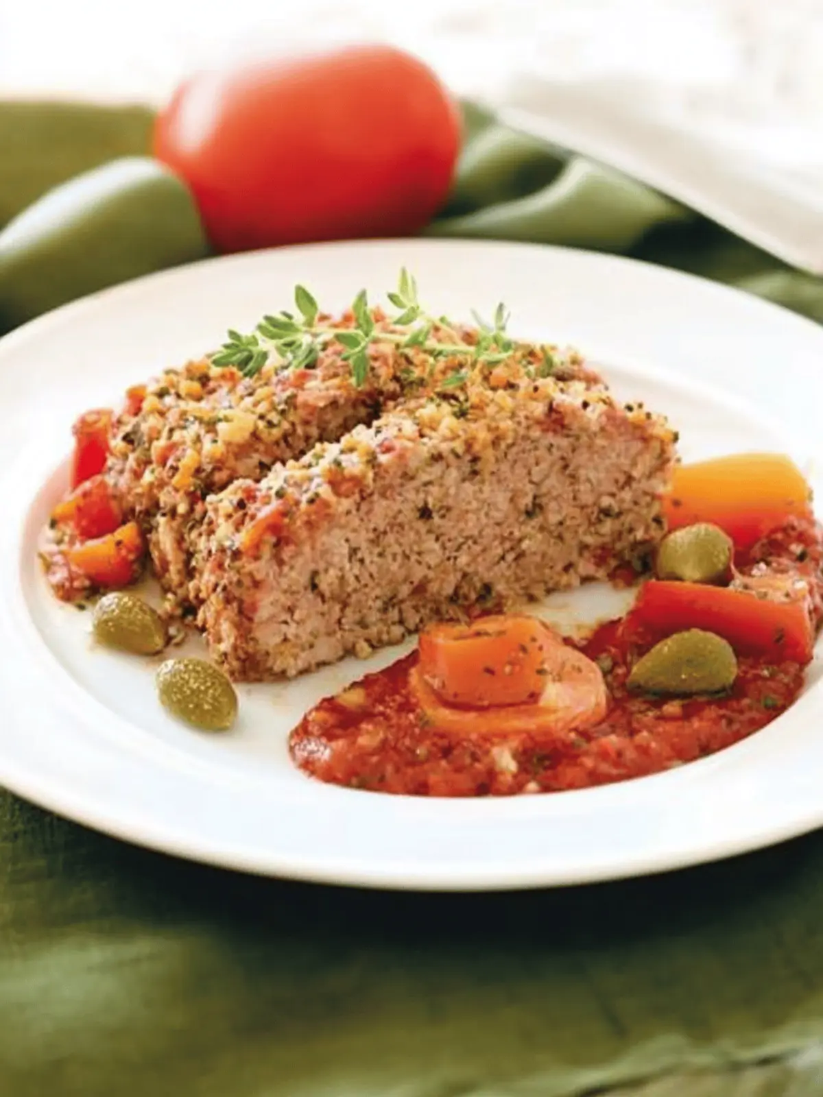Veal Meatloaf with Wheat Germ