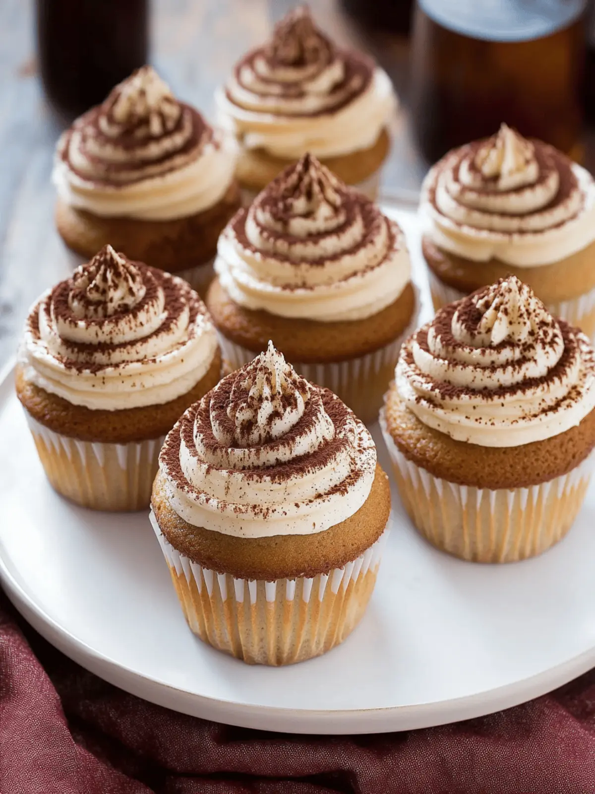 Indulge in Tiramisu Cupcakes for a Sweet Caffeine Fix 3 Tiramisu Cupcakes
