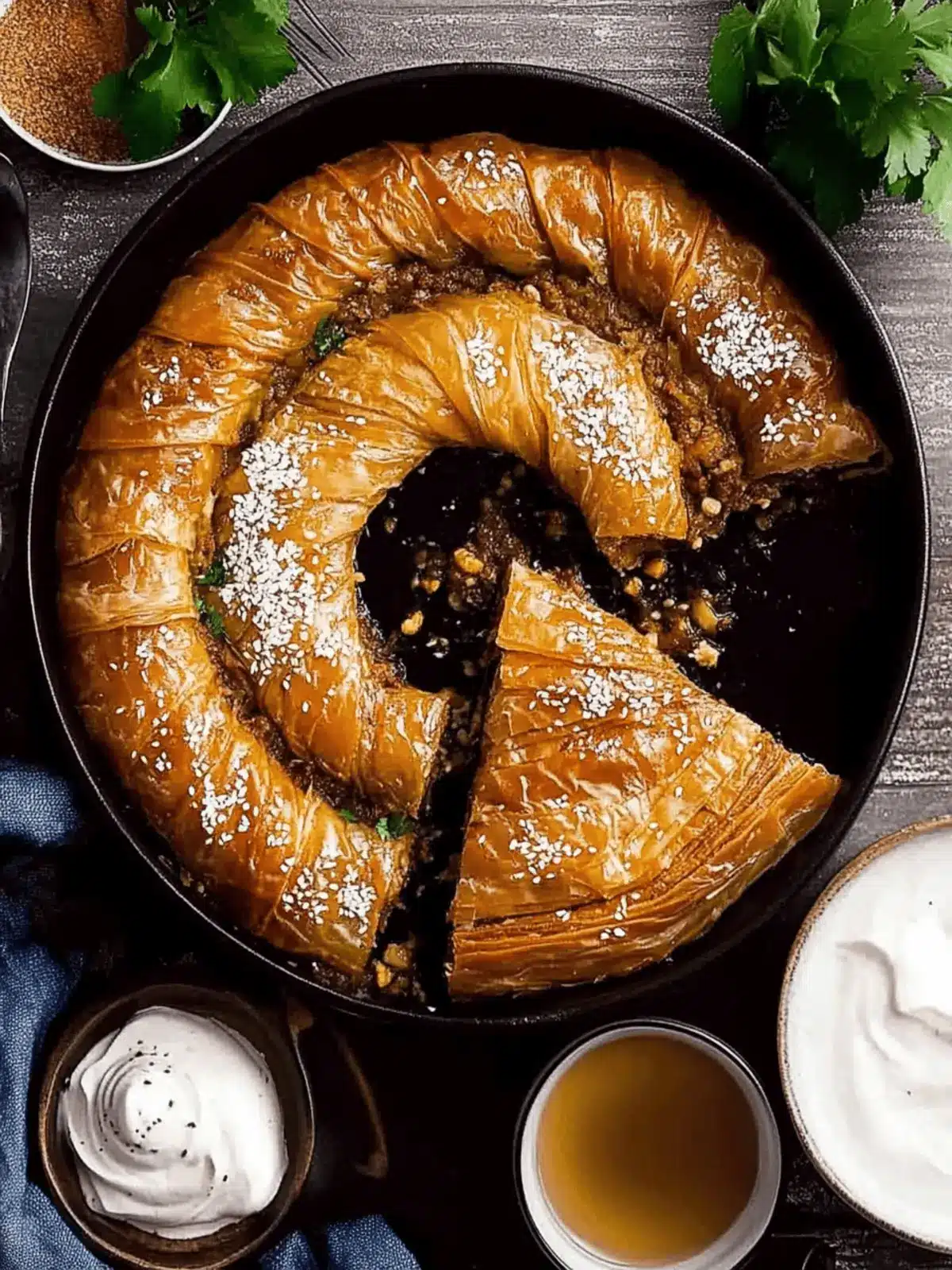 Borek – Spiced lamb filo pastry