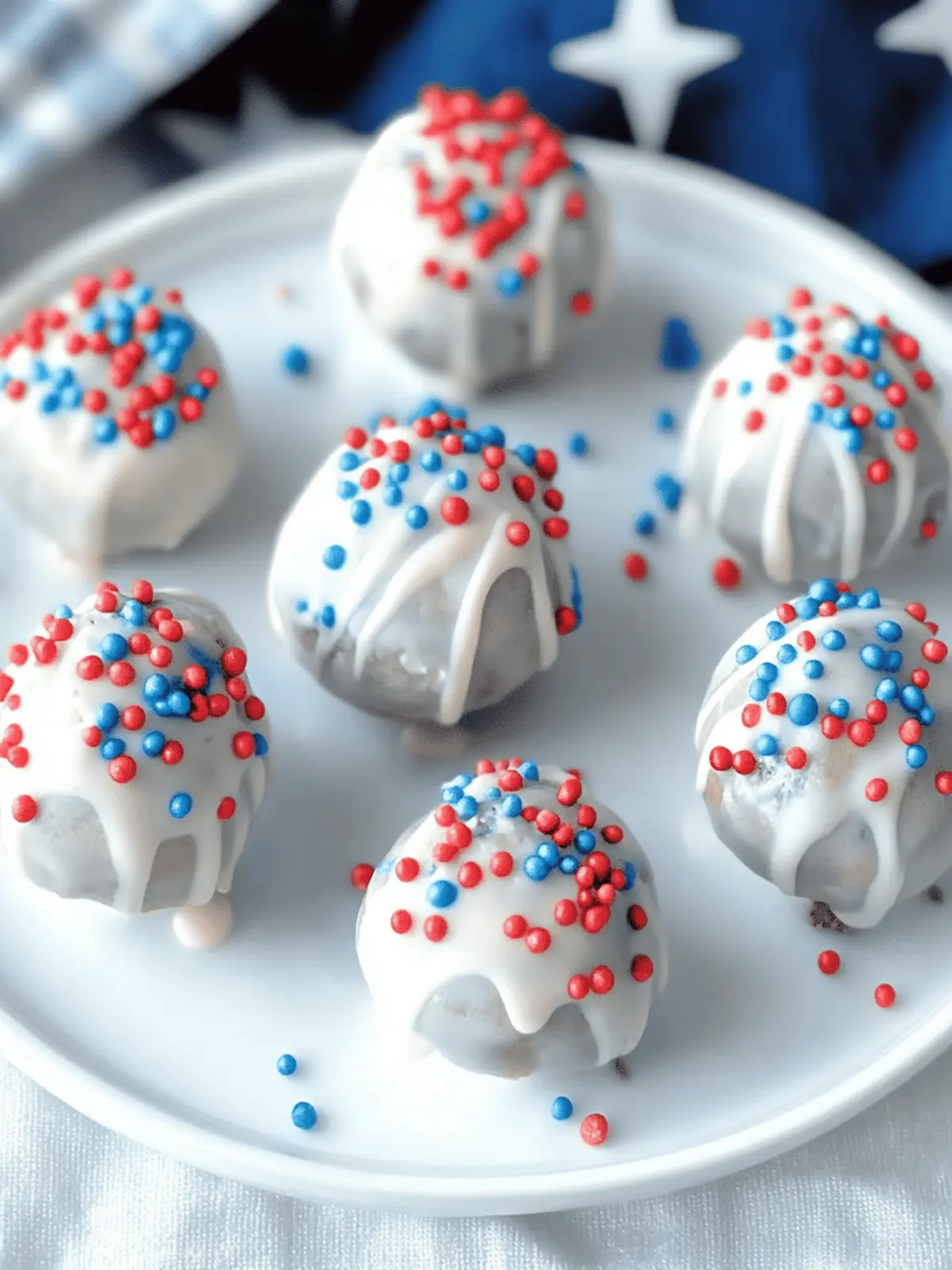 4th of July Cake Pops