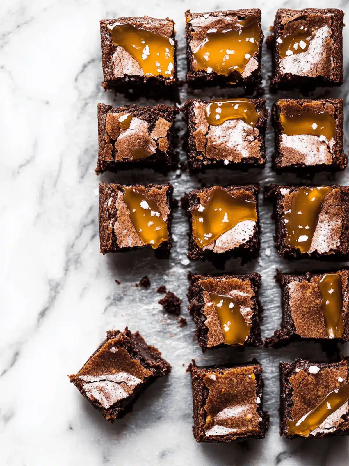 Fudgy Salted Caramel Chocolate Brownies You Can't Resist! 2 Fudgy Salted Caramel Chocolate Brownies