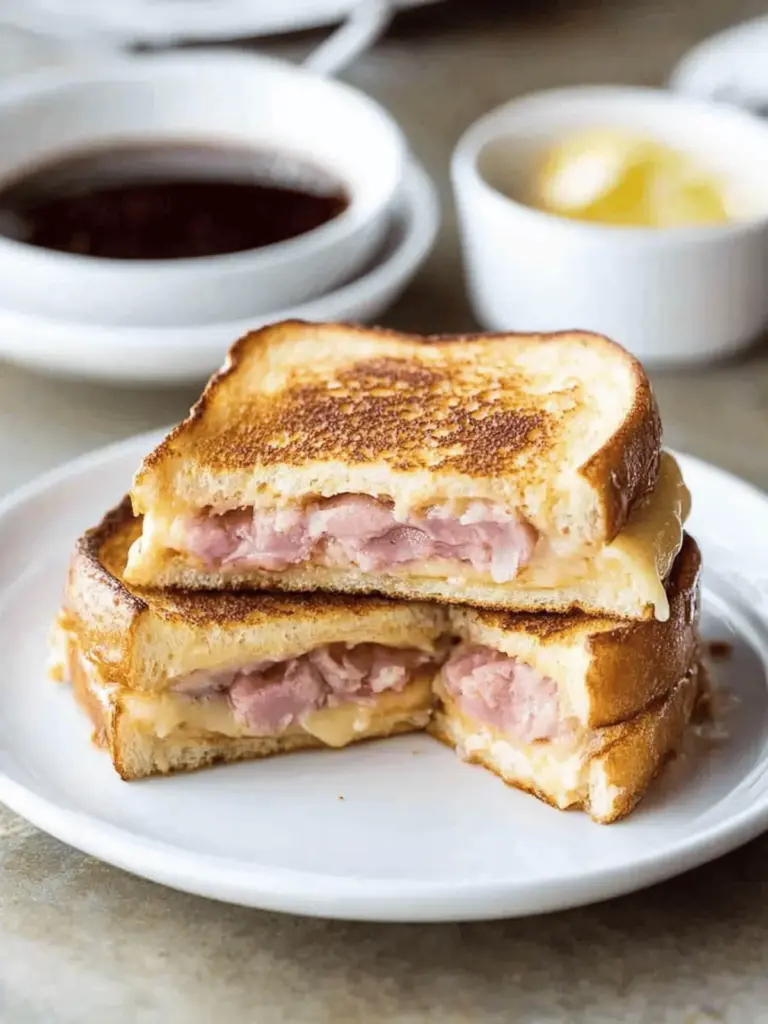 Monte Cristo Sandwich (Ham Cheese French Toast)
