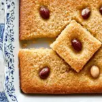 Basbousa (Middle Eastern Semolina Cake)