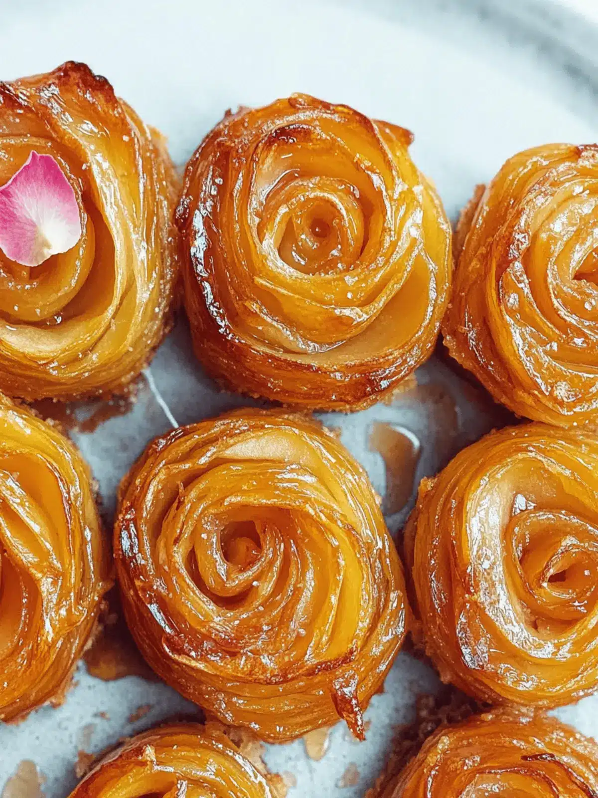 Delicious Apple Rose Tartes Tatin for a Sweet Surprise 4 Apple Rose Tartes Tatin