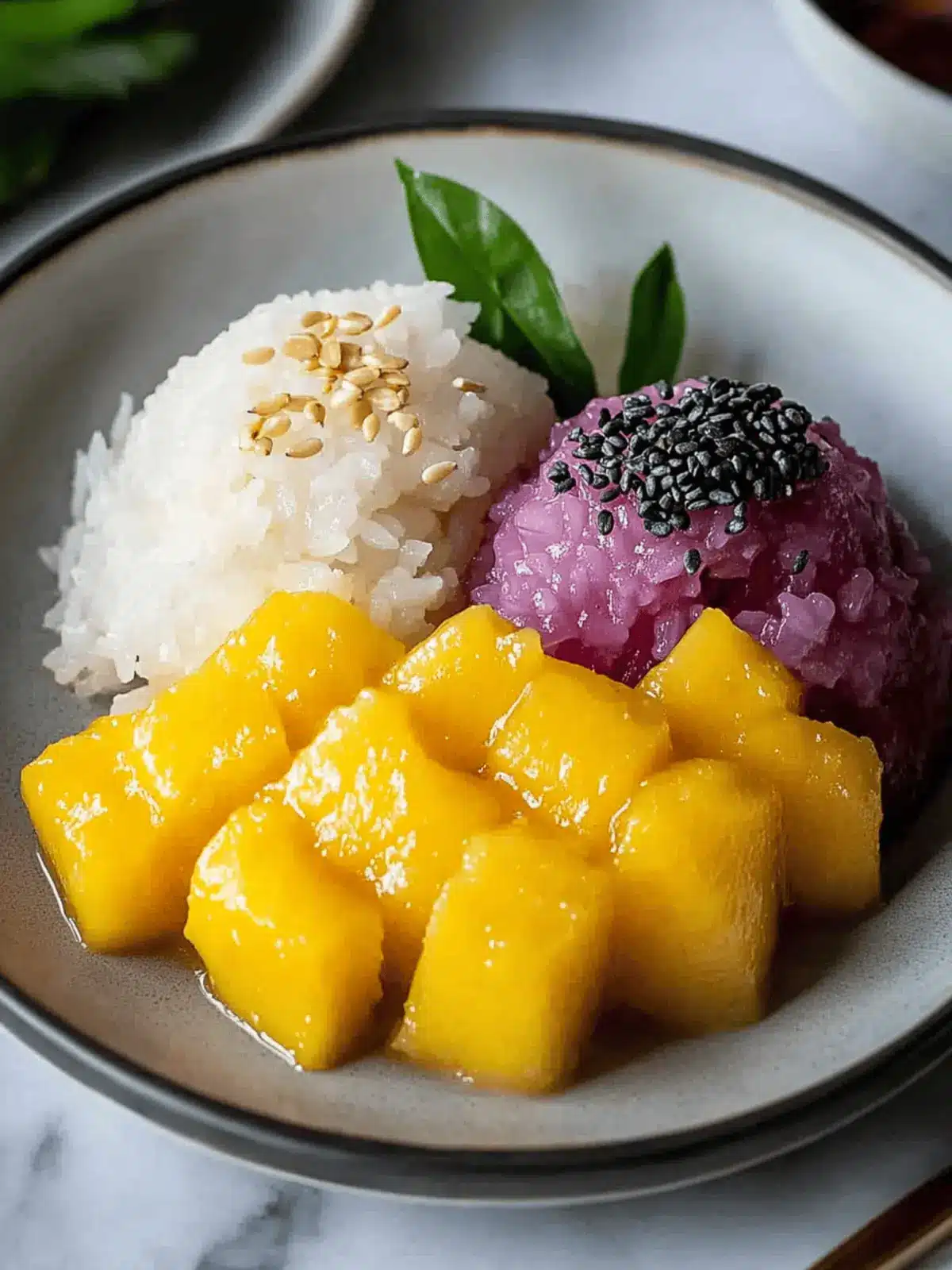 Thai Mango Sticky Rice Recipe