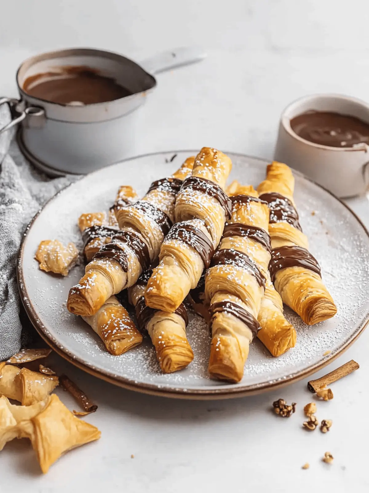Delicious Puff Pastry Nutella Twists Ready in 20 Minutes 2 Puff Pastry Nutella Twists