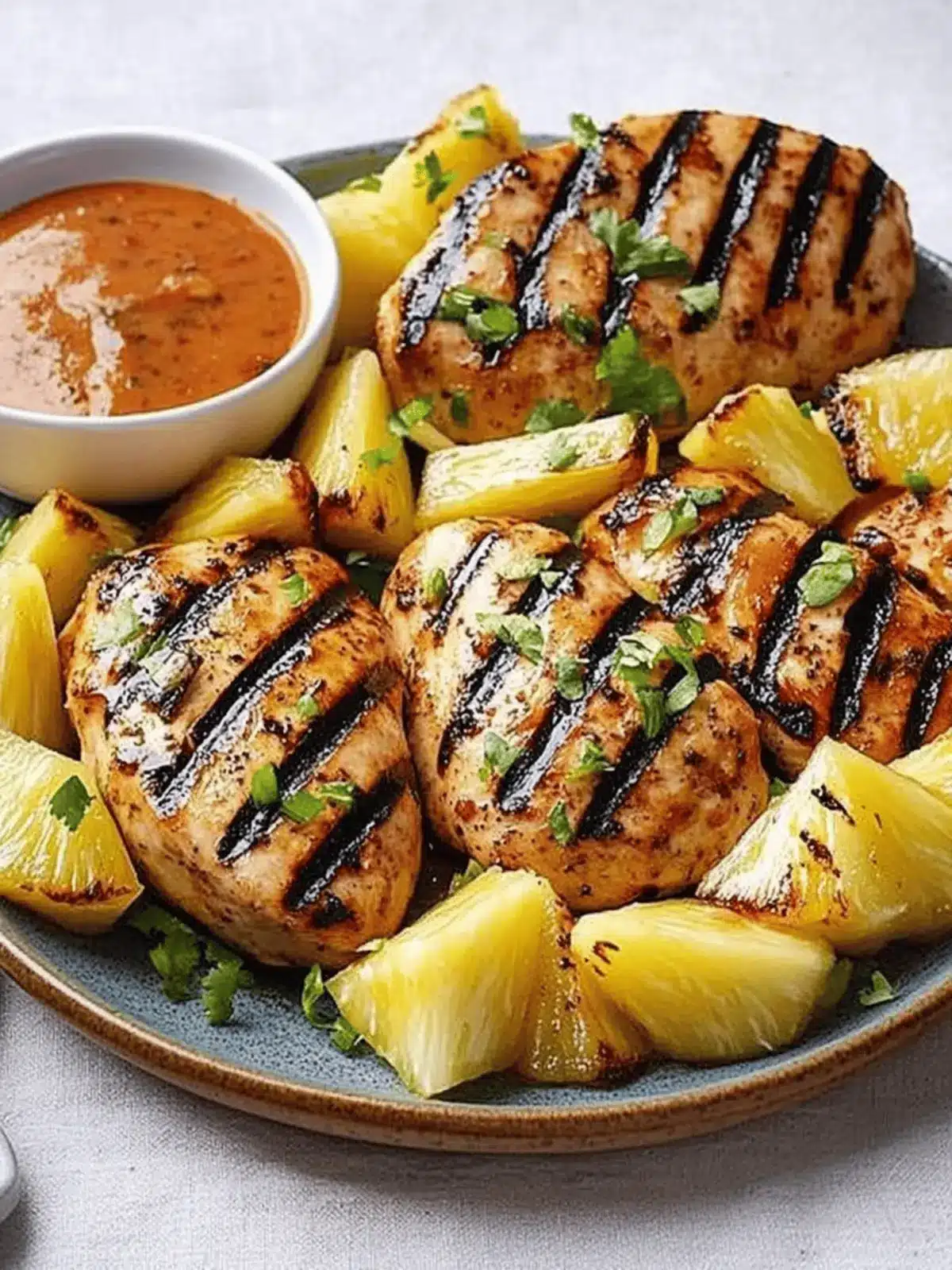 Tangy Grilled Pineapple Chicken
