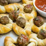 Meatball Breadstick Skewers