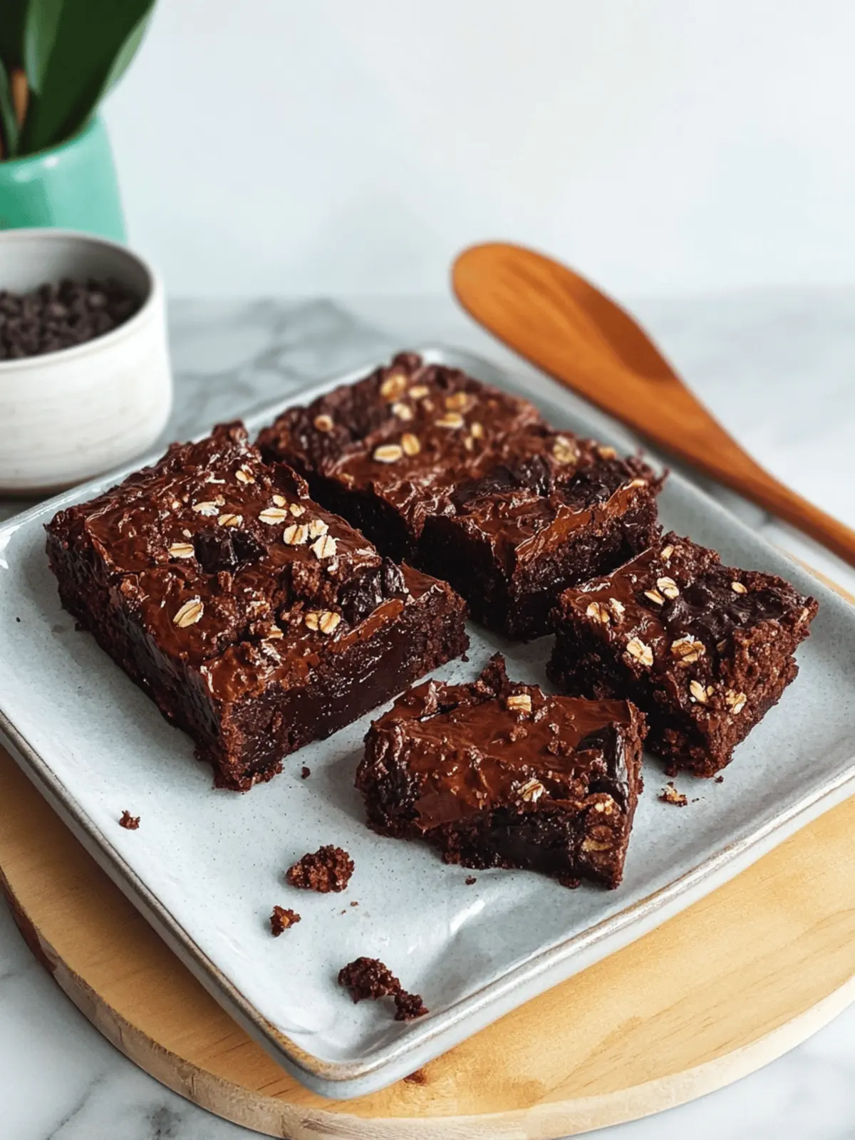 Baked Chocolate Oatmeal Bars