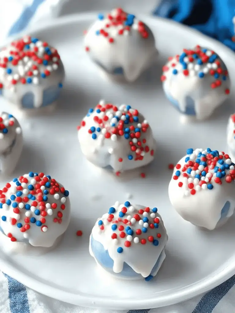 4th of July Cake Pops