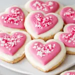 Heart Sugar Cookies with Buttercream Icing