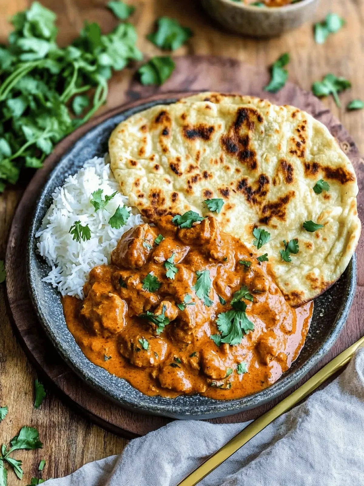 Butter Chicken with Naan