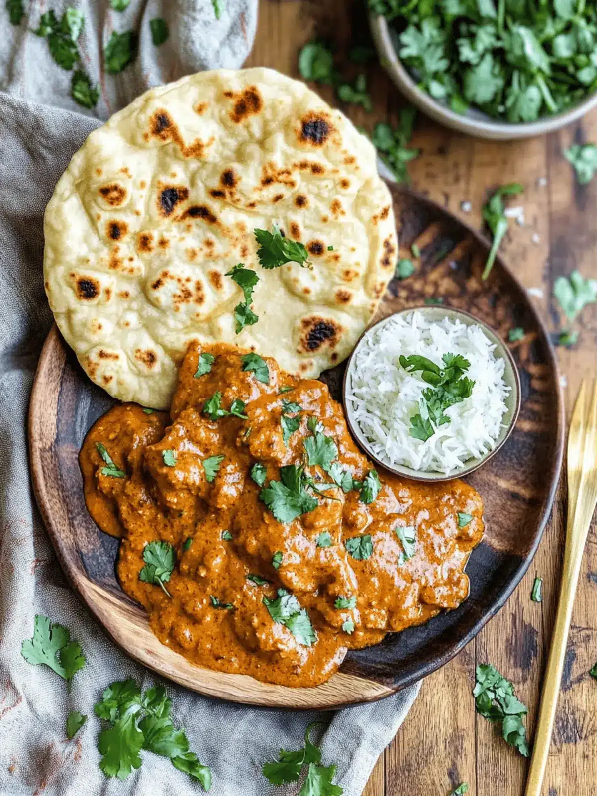 Butter Chicken with Naan