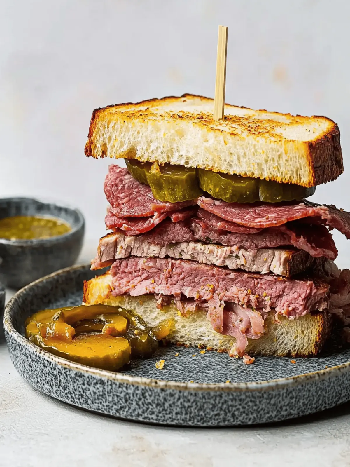 Montreal Smoked Meat Sandwich
