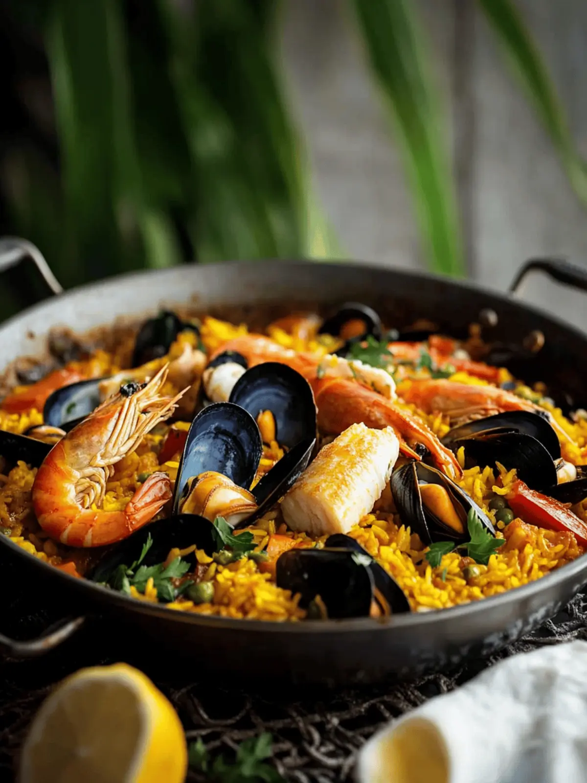 Seafood Paella Valenciana