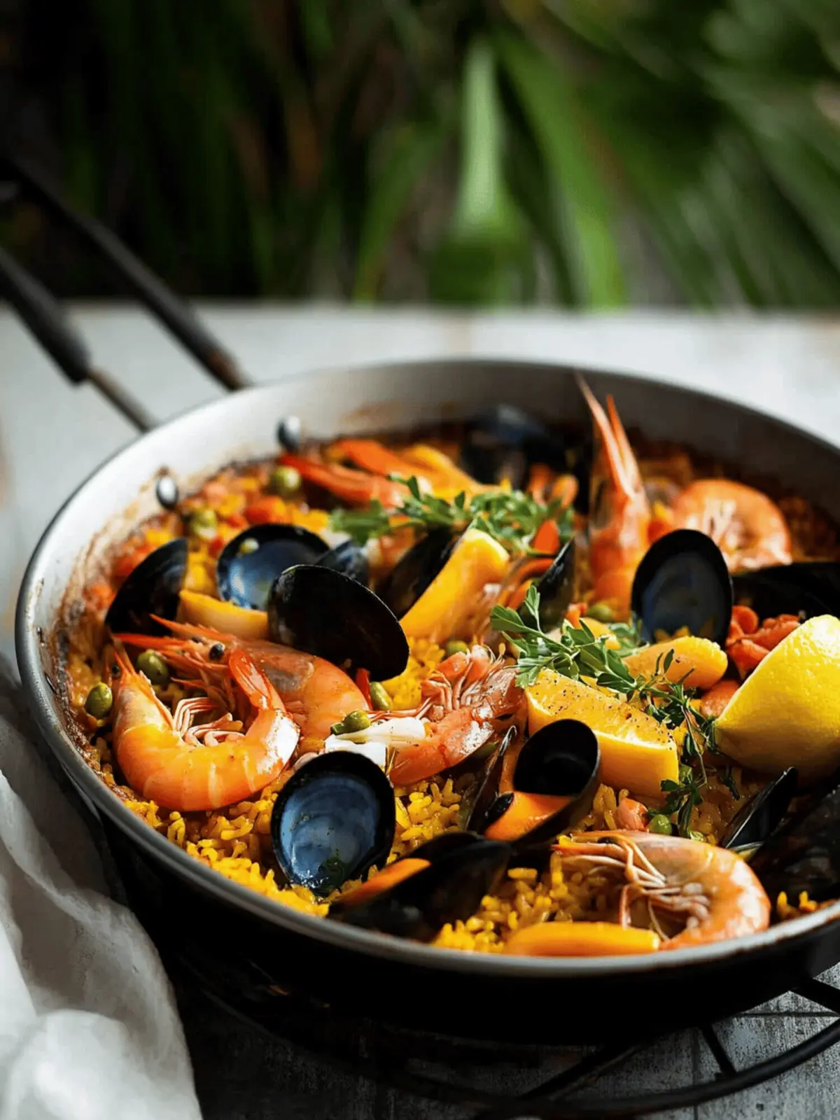 Seafood Paella Valenciana