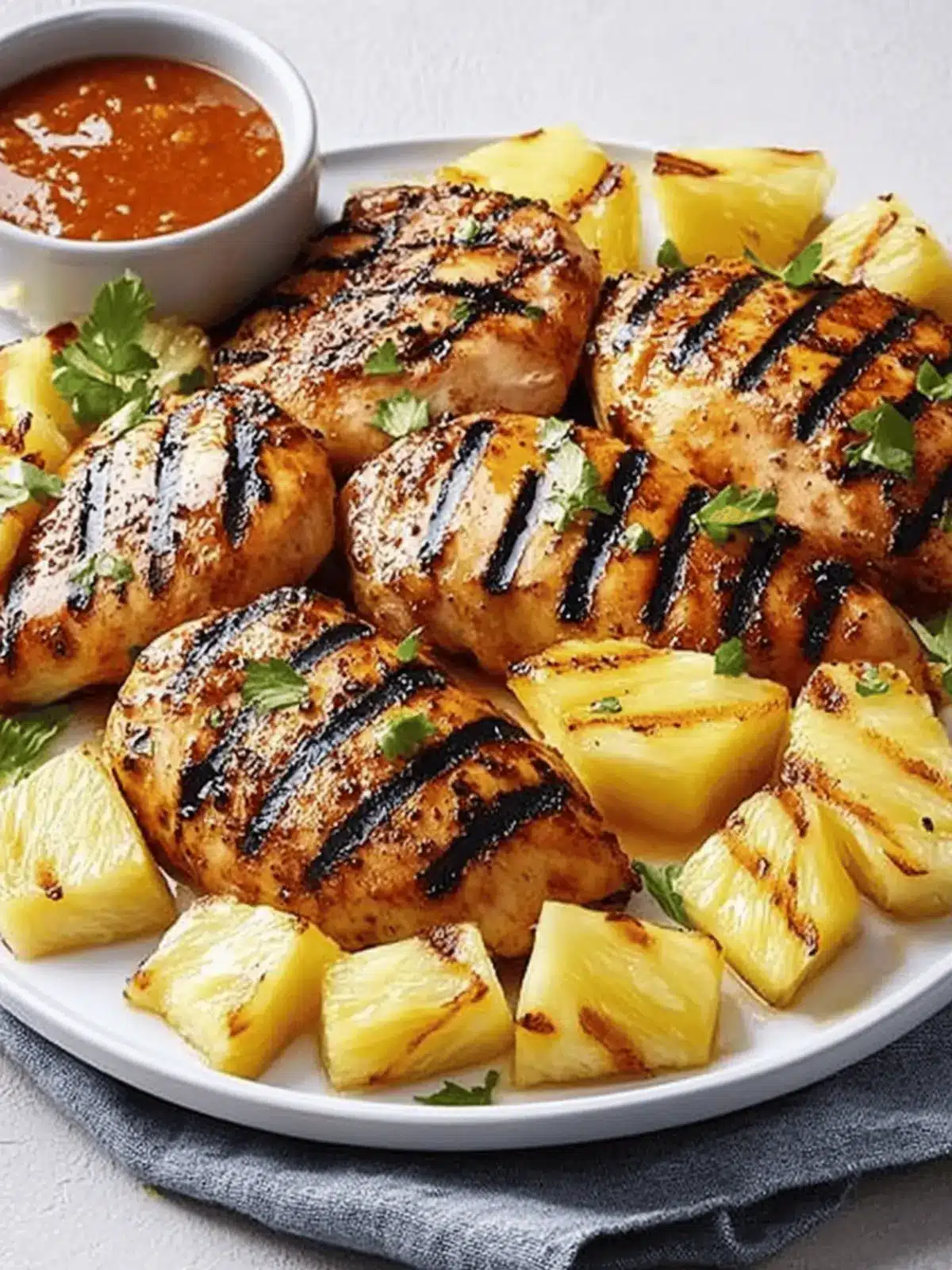 Tangy Grilled Pineapple Chicken