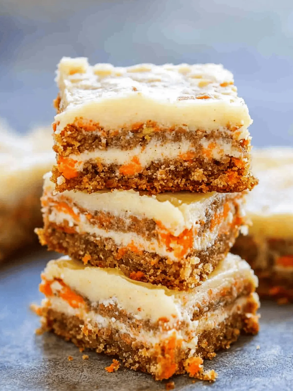 Cream Cheese Carrot Cake Bars