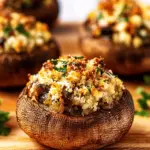Garlic Parmesan Stuffed Mushrooms